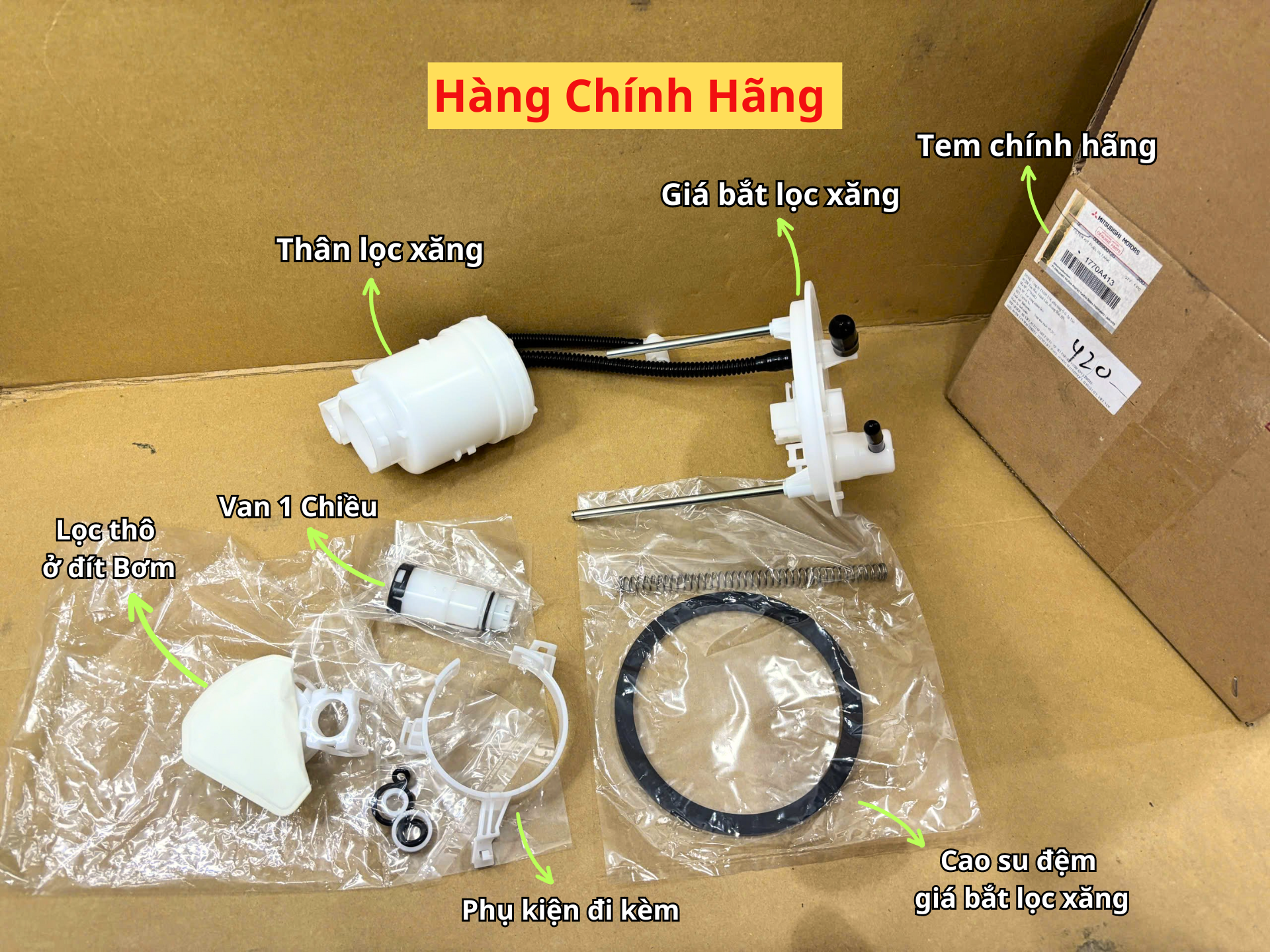 Cụm Lọc Xăng, Lọc Nhiên Liệu xe Mitsubishi Xpander, Xpander Cross